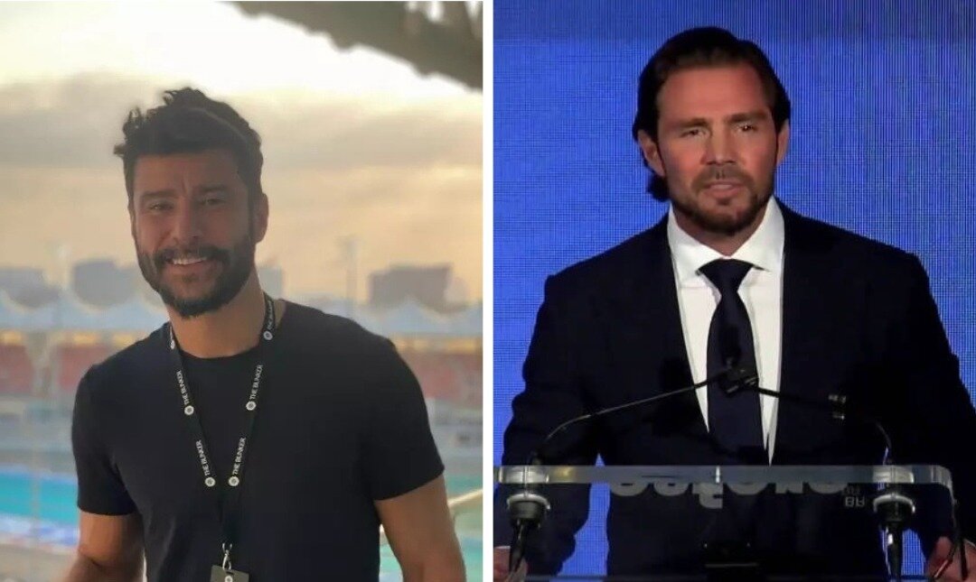 Diogo Batista e Daniel Vorcaro, em montagem com fotografias de arquivo.